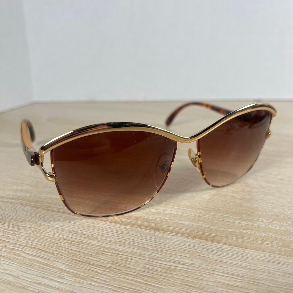 Ted Lapidus Paris TL 32 03 Sunglasses Gold Brown Gradient Lenses
